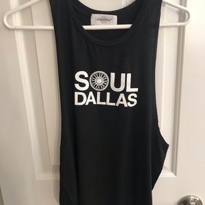 Medium Black SoulCycle Dallas Tank